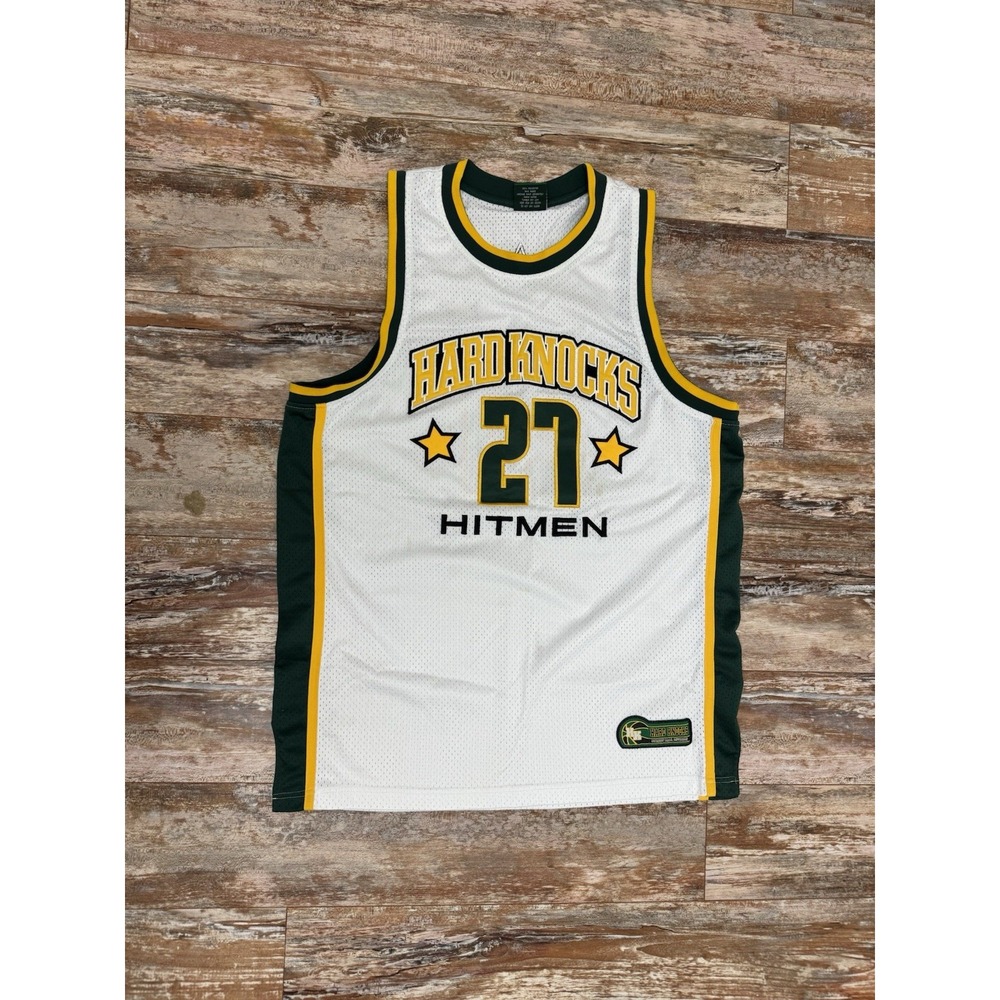 Mens Hard Knocks Hit Men Street Ball Division Basketball Jersey Size XL